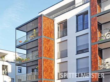 Balkonverkleidung Trespa Meteon Fassadenplatten vom Balkonbauer Spittelmeister