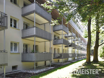 Balkone an Passivhaus München gebaut vom Balkonbauer Spittelmeister