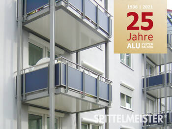 25 Jahre Alu-System-Balkone. Modell Klassik Standard NR. 25