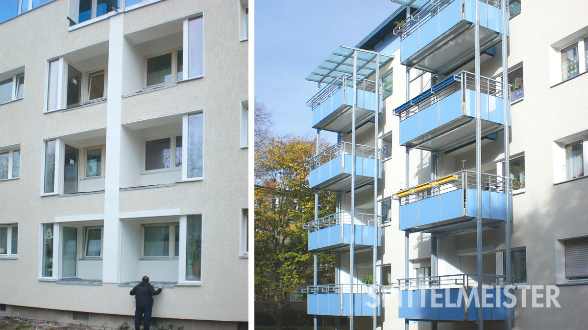 Balkonbau in Berlin Charlottenburg durch Spittelmeister