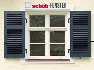 Manufaktur Fenster für Altbau und Sanierung © Schöb Fenster Holzfenster beste Schalldämmung, perfekter Einbruchschutz
