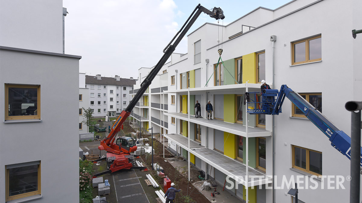 Spittelmeister dieBalkonbauer bauen in Frankfurt sehr große Balkone