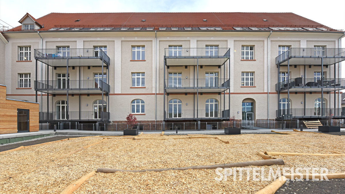 Jede Wohnung bekommt in Friesenheim einen Balkon oder Terrasse
