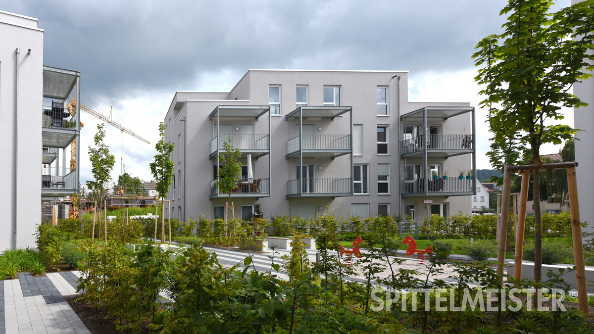 Balkonbau Fertigbalkone Heilbronn Südpark © Balkonbauer Spittelmeister Fertigbalkone Stahl am Neubau