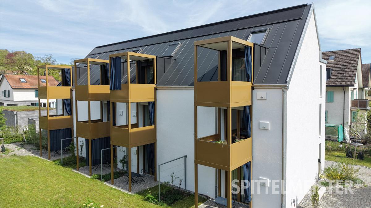 Schweiz Balkone mit schallabsorbierender Unterseite © Balkonbauer Spittelmeister Schweiz Balkone mit schallabsorbierender Untersicht