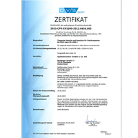 Zertifikat EN 1090-1:2009+A1:2011 