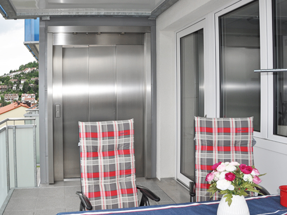 Komfortabel über den Balkon zur Wohnung Balkon-Aufzug-Kombi Komfortabel über den Balkon zur Wohnung