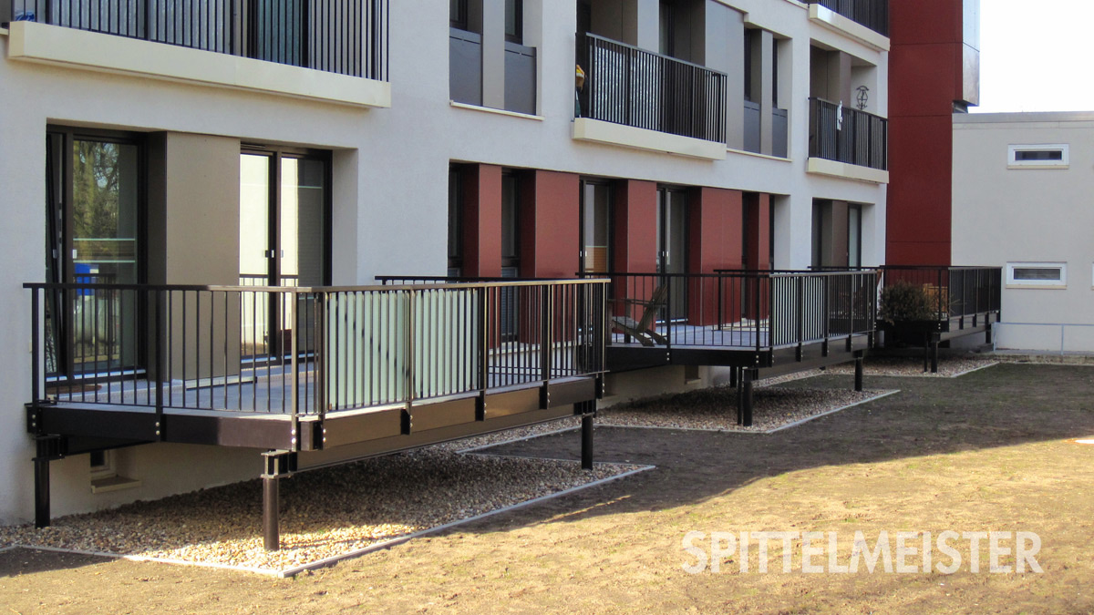 Balkone Hamburg aus Aluminium