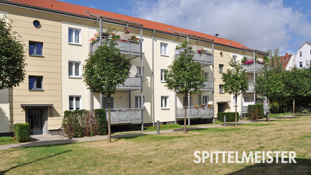 Hildesheim Balkone am Wohnhaus