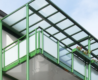 Balkone aus Stahl in Linz