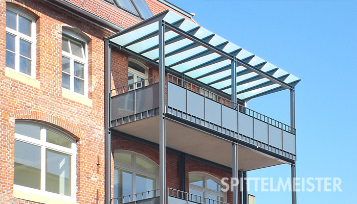 Balkonzubehör: Balkondach und Überdachungen vom Balkonbauer Spittelmeister